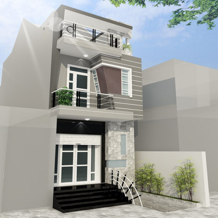 Mẫu thiết kế nhà ống 2 tầng