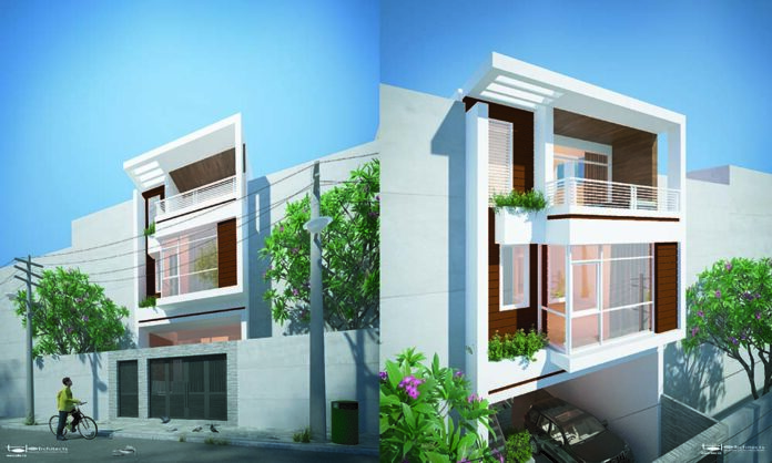 Thông tin dự án nhà 3 tầng có tầng bán hầm