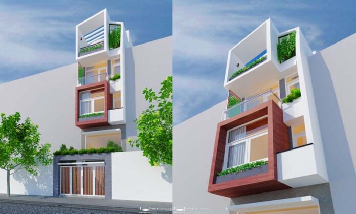 Thông tin về dự án nhà ống 3 tầng 1 trệt 4x22m